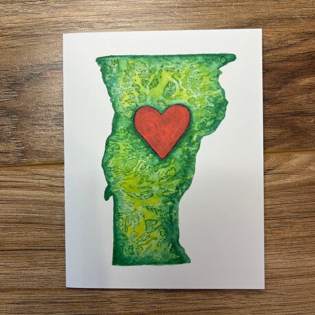Love Vermont Notecard