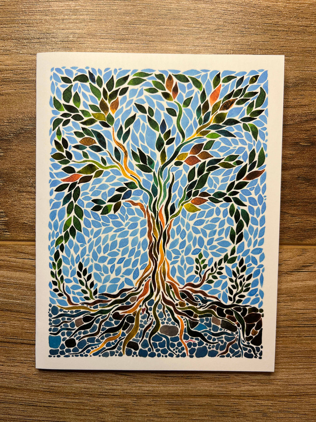 Tree Cycle Notecard