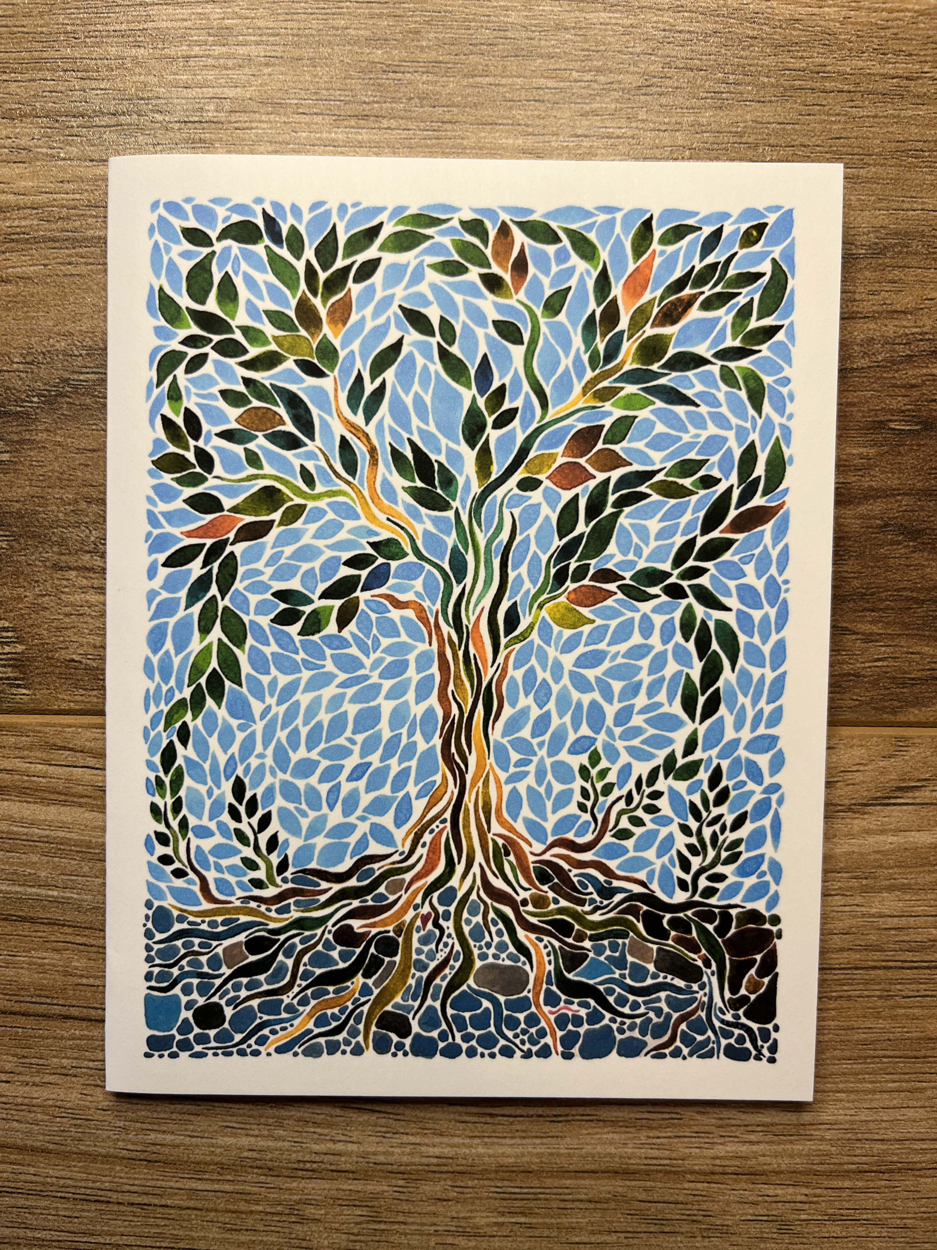 Tree Cycle Notecard