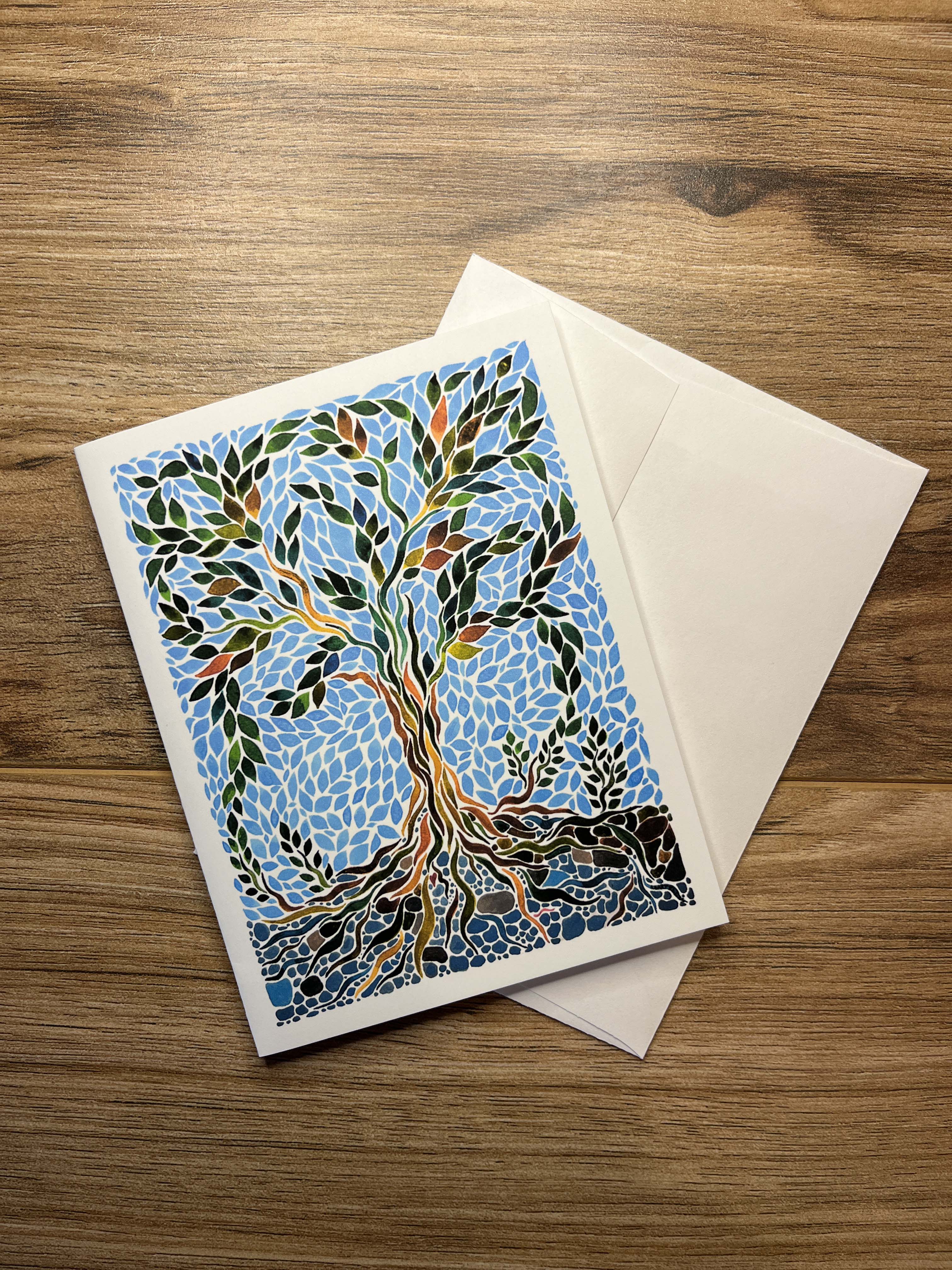 Tree Cycle Notecard