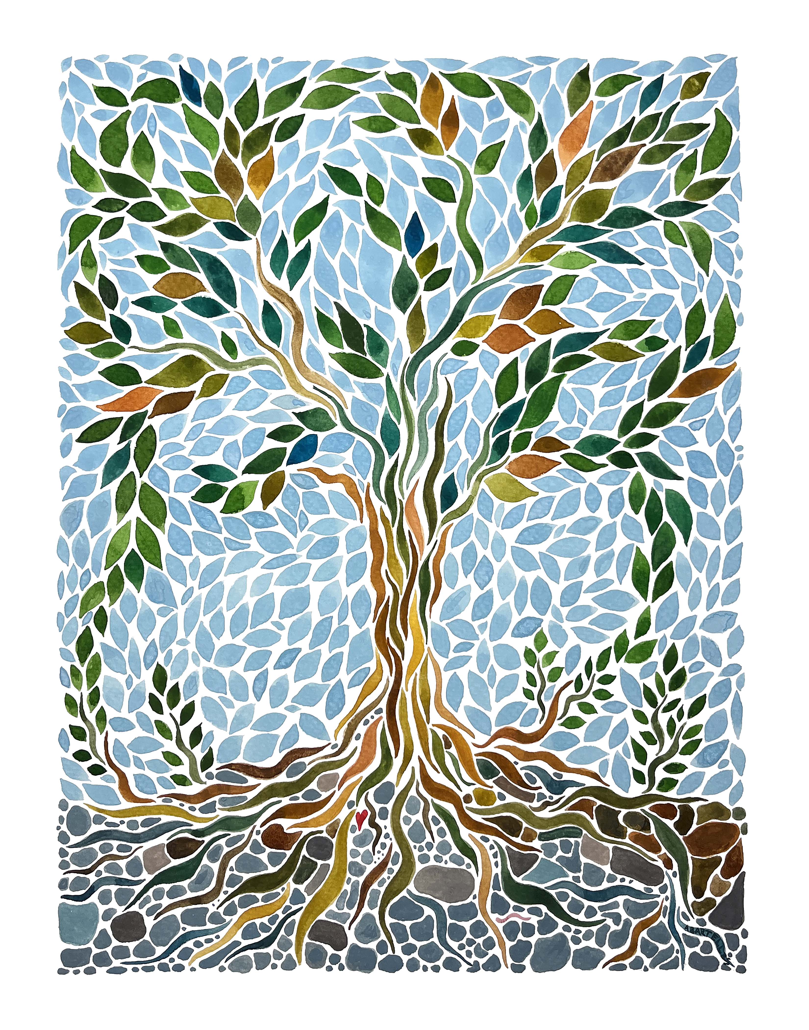 Tree Cycle Notecard